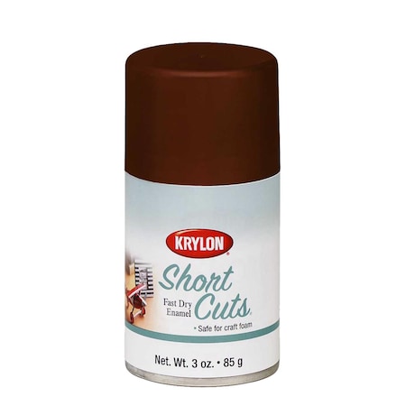 Short Cuts 3 Oz. High-Gloss Enamel Spray Paint Espresso